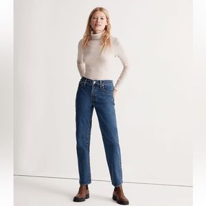 the perfect vintage straight jean in bright indigo wash: instacozy edition sz 26